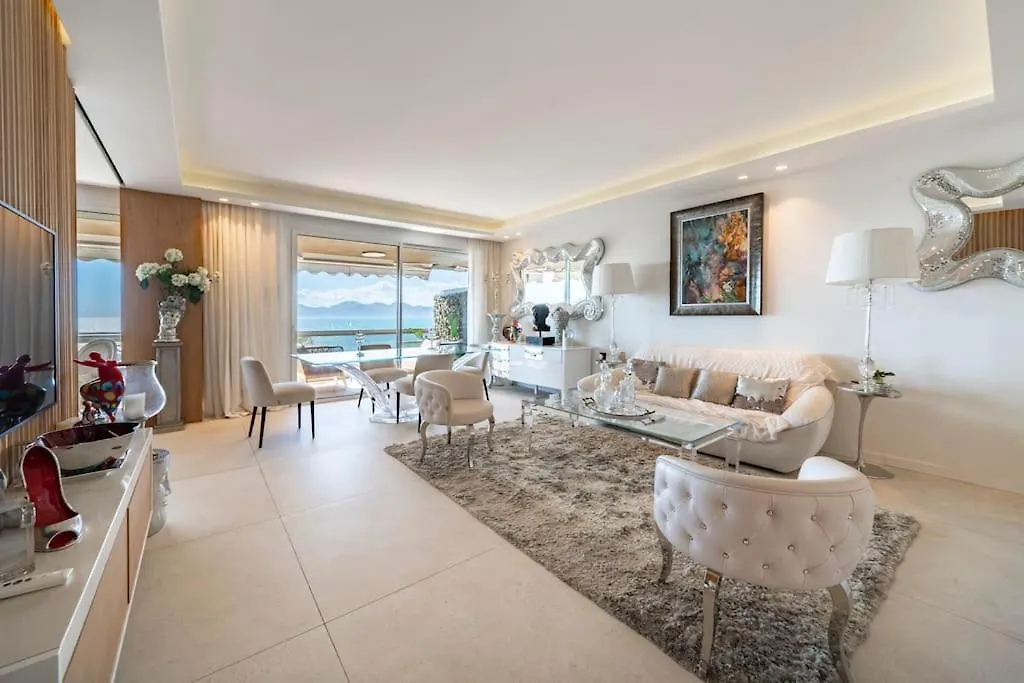 Croisette Appartement Vue Mer 3 Chambres Cannes