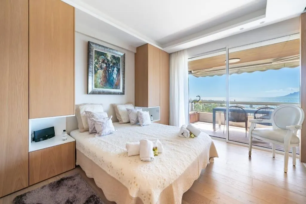 Croisette Appartement Vue Mer 3 Chambres Cannes France